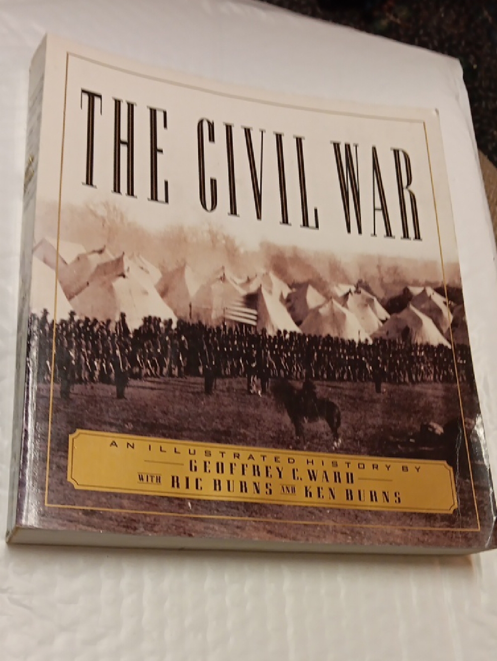The Civil War Illustrated History Book - Sepia Cover